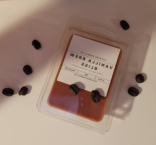 Vanilla Brew Bliss luxury wax melt