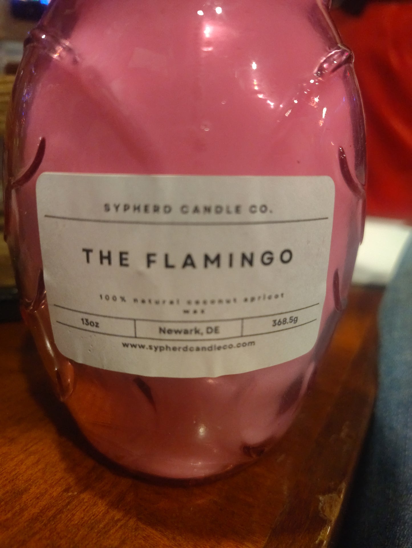 The Flamingo 13oz. Candle